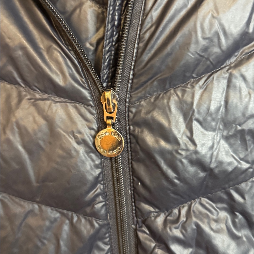 Calvin Klein Women’s Packable Down Puffer Coat Hooded  Size S - Picture 5 of 11